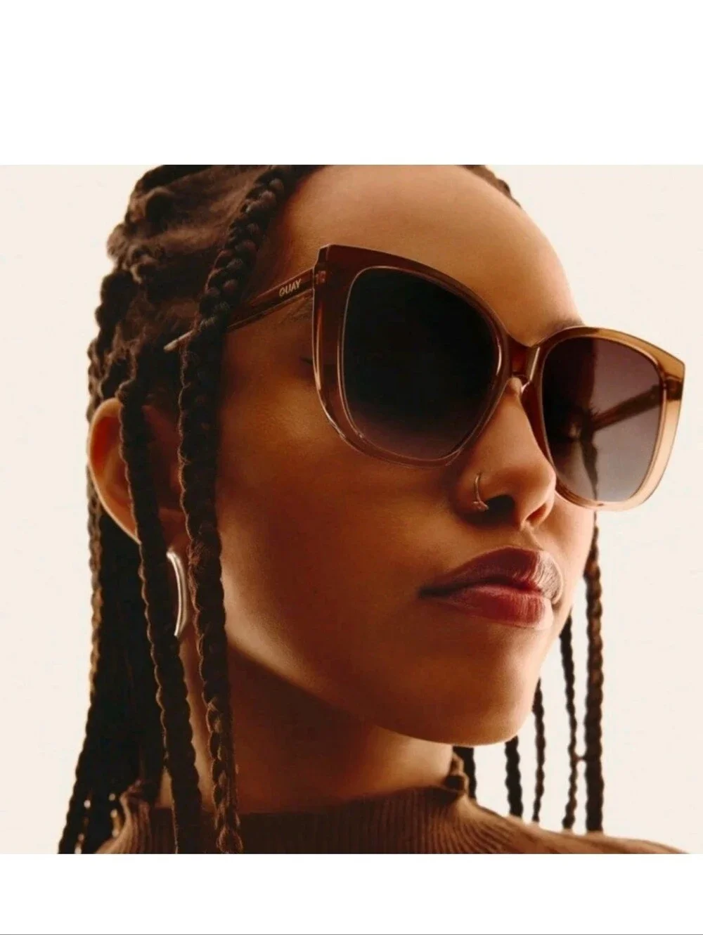 Quay Ever After Sunglasses (Coffee Doe/Brown)